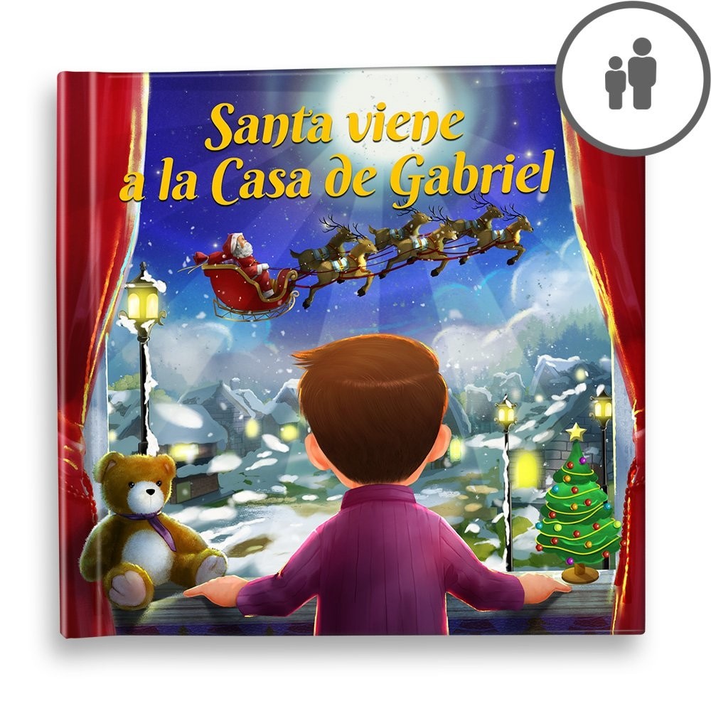 "Santa va a venir" Libro de cuentos personalizado - ES