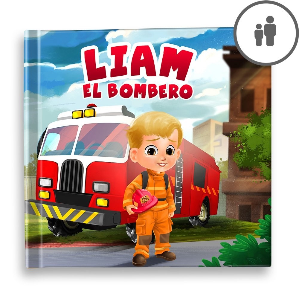 "El bombero" Libro de cuentos personalizado - ES