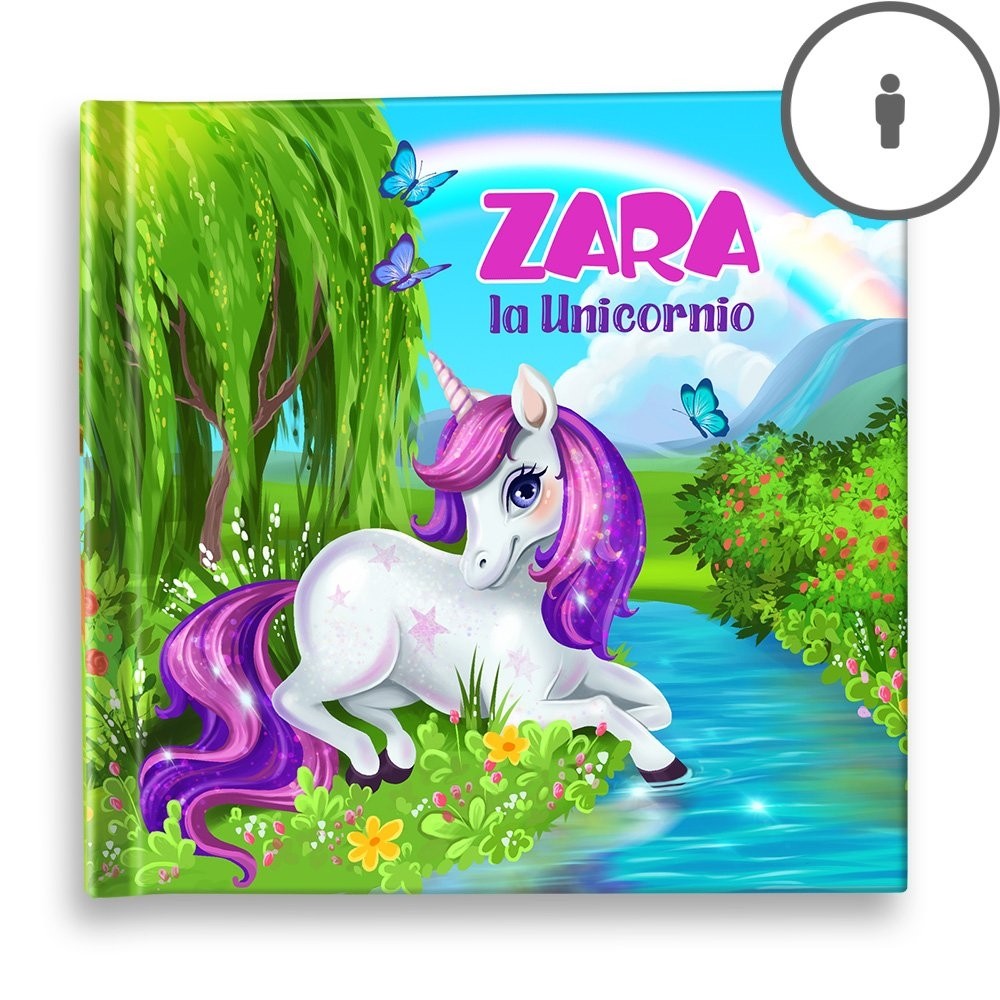 "La Unicornio" Libro de cuentos personalizado - ES