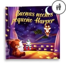 "Buenas noches" Libro de cuentos personalizado - MX|US-ES|ES