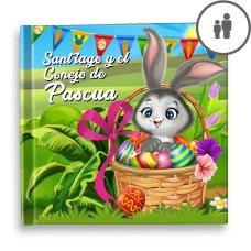 "Conejo de Pascua" Libro de cuentos personalizado - ES