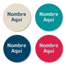 Sailing Shoe Dot Labels - Spanish