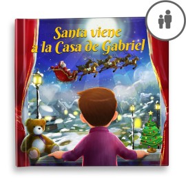 "Santa va a venir" Libro de cuentos personalizado