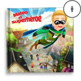 "El superhéroe" Libro de cuentos personalizado