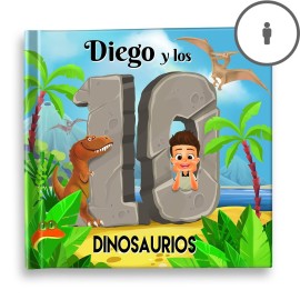 "Los diez dinosaurios" Libro de cuentos personalizado