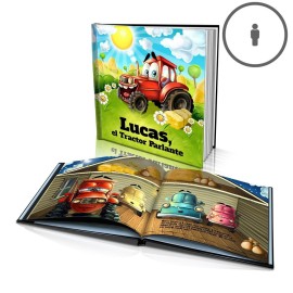 "El tractor parlante" Libro de cuentos personalizado