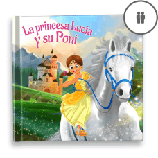 "La princesa y el poni" Libro de cuentos personalizado